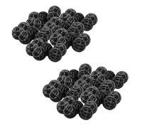 Giwnhvx 200Pcs Aquarium Bio Balls Fish Tank Filters Black 16MM