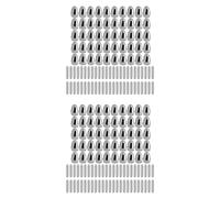 Giwnhvx 200Pcs Plasma Cutter Consumable Nozzles Tips Electrodes Cutting Burner Consumables Kit Suit for AG60 WSD60 SG55