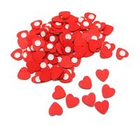 Giwnhvx 200Pcs Wooden Heart Stickers Heart Shape Self Adhesive Stickers for Weeding Valentine'S Day
