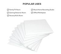 Giwnhvx 20Pack Sound Proof Panels for Walls,Self-Adhesive Acoustic Panels 12x12x0.4In for Recording Studio,Office,Home,C