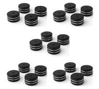 Giwnhvx 20Pcs 40X20mm Aluminum HiFi AMP Speaker Isolation Stand Turntable Feet Pad