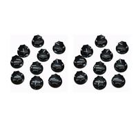 Giwnhvx 20Pcs Guitar Knobs Amplifier Amp Knob Bass Tone Volume Knobs for Guitarra Brass