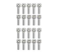 Giwnhvx 20Pcs Metal Tie Push Link Rod End Joint Ball Head Holderfor 1/10 RC Truck Crawler Car
