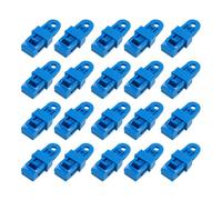 Giwnhvx 20PCS Push-Pull Tent Clips Tent Attachment Clips Outdoor Camping Tent Hooks Windproof Strap Barb Clips-Blue Easy Install