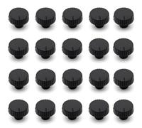 Giwnhvx 20PCS Thin Knob Cap Potentiometer Knob 14x6MM Volume Power Amplifier Adjustment Cap