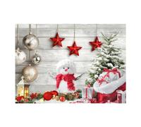 Giwnhvx 210X150Cm Christmas Background Cloth Snowflake Decor Holiday Children Photography Background Cloth, F Easy Install