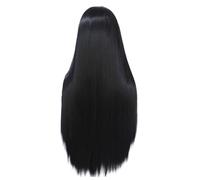 Giwnhvx 22 Inch Full Lace Long Wig Bone Straight Human-Hair Wigs for Black Women Glueless Preplucked