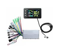 Giwnhvx 24/36/48V G51 Instrument Controller Set LCD Display High Temperature Scooter Electric Bike Replacement