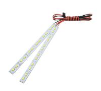 Giwnhvx 24 LED Chassis Light Metal LED Strip 6V for 1/10 1/8 RC Car Crawler,White Replacement Parts Accessories 1 PCS