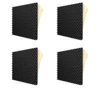Giwnhvx 24 Pack Self Adhesive Acoustic Foam Panels Fireproof Soundproofing Treatment Wall Panel,Reduce Noise Foam for Studio,Etc