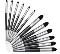 Giwnhvx 24 Pcs Blending Sponge Pen Double Headed Washable Rubbing Sponge Brush Sketch Wipe Reusable Blending Stump Easy Install