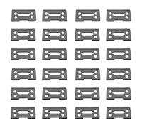 Giwnhvx 24 Pcs Ceramic Blade Ceramic Replacement Cutter,28 Teeth Ceramic Clipper Blade Replacement Cutter 2-Hole Clipper,Black