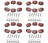 Giwnhvx 24 Pcs/Set Guitar Tuning Peg Buttons, Tuning Pegs Knobs Machine Heads Buttons for Guitar