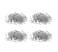 Giwnhvx 240 X Silver Tone M2 X 40mm 304 Stainless Steel Round Head Screws Bolt