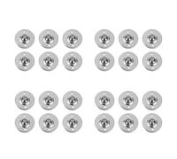 Giwnhvx 24pcs -16B 5/8-Inch Bearing Steel Roller Ball Flange Conveyor Transfer Unit