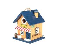 Giwnhvx 2IN1 Cafe Blue-Bird House and Birdfeeder 2 Options Entrance Size for Bluebirds Sparrows and Finches