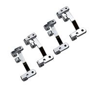 Giwnhvx 2Pair Metal Pull Rod Base Seat for C24 C14 C14K C24K 1/16 RC Car Upgrade Parts Silver