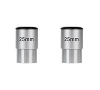 Giwnhvx 2pcs 25mm Astronomy Telescope Eyepiece 1.25 Inch with .6X0.6mm Filter Threads Astronomy Telescope Accessory