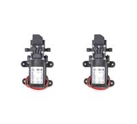 Giwnhvx 2Pcs Automatic Flow Switch 6L/Min DC12V 70W 130PSI AUTO Diaphragm Water Pump Self Priming Pumps, Straight