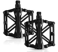 Giwnhvx 2PCS Bicycle Pedals, Mountain Cycling Bike Pedals Aluminum Anti-Slip Sealed Bearing Axle for Road Bike BMX