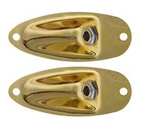 Giwnhvx 2Pcs Boat Output Input Jack Plate Sockets for Strat Guitar Replacement Parts