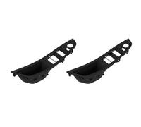 Giwnhvx 2Pcs Car Driver Seat Front Right Armrest Interior Door Handle Pull 1Hole for F10 10-17 LHD Auto Interior Black
