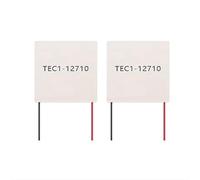 Giwnhvx 2Pcs Elements Peltier TEC1-12710 Thermoelectric Peltier Module 12710 TEC 12V 10A DIY Cooler Peltier TEC1-12710