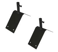 Giwnhvx 2PCS Heavy-Duty Weathervane Roof Bracket Weathervane Mounting Plate Weather Station Roof Installer is Suitable Easy Install