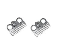 Giwnhvx 2PCS Horse Mane and Tail Brush Livestock Horse Hair Metal Comb Metal Comb Polishing Technology Cleaning Opening Knot
