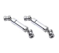 Giwnhvx 2Pcs Metal Rear Center Drive Shaft CVD Transmission Shaft for 1:12 12428 12423 Silver