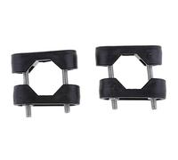Giwnhvx 2Pcs Nylon Marine Boat Nylon Rail Mount Bracket Fits for 7/8' to 1' Tube Kayak Canoe Boat Dinghy Yacht Accessories