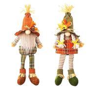 Giwnhvx 2PCS Plush Fall Decorations for Farmhouse Autumn Pumpkin Decor Fall Decor Gnomes