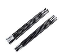 Giwnhvx 2Pcs/Set Tent Rod 3-4 People Camping Tent Pole Total Length 382cm Tent Supporting Rod Camping Canopy Awning Accessory