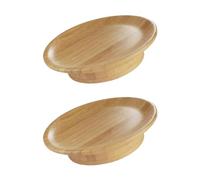 Giwnhvx 2Pcs Wine Glass Topper, 4Inch Wine Glass Charcuterie Topper Bamboo Wine Glass Topper Coasters