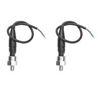 Giwnhvx 2X 0-150 PSI Pressure Sensor Oil Fuel Air Water Pressure Transducer Pressure Sender Gauge DC 5V 1/8 Inch NPT Thread
