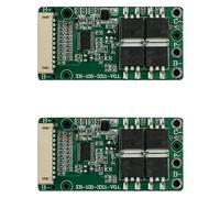Giwnhvx 2X 10S 36V 15A 18650 Li-Ion Lithium Battery Charge Protection Board PCB PCM Common Port for Escooter E-Bike Charging