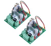 Giwnhvx 2X 12V 24V 30V 120W PWM Adjustable Volt DC Motor Speed Controller CCM2