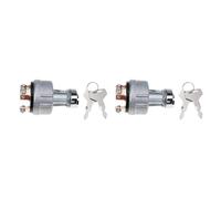 Giwnhvx 2X 1700100023 1700100052 H806 Ignition Switch with 4 Keys for Takeuchi Excavator Ignition Switch Lock Cylinder