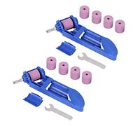 Giwnhvx 2X 2-12.5mm Drill Bit Sharpener Portable Corundum Grinding Wheel Corundum Resisting Drill Polishing Grinder Wheel Tool