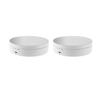 Giwnhvx 2X 360 Degree Round Rotating Turntable Display Stand Photography Accessories Studio Photo Background Stand New(White)