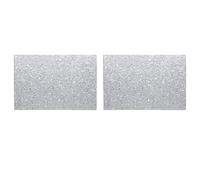 Giwnhvx 2X 3Ply PVC with Bass Guitar Pickguard Material Sheet DIY Untrimmed 16.9X11.4X0.09 In, Pearl White