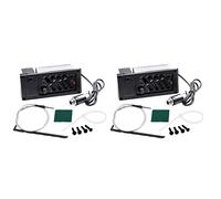 Giwnhvx 2X 4-Band EQ Equalizer Piezo Pickup for EQ-7545R Pre-Amp Acoustic Guitar Preamp Amplifier Tuner