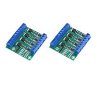 Giwnhvx 2X 4 Channel MOS Tube Field Offect Tube Module Amplifier Circuit Board Driver Module Optocoupler Isolation DC Module