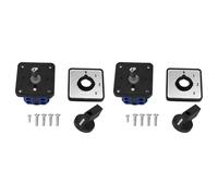 Giwnhvx 2X 660V 20A Switch 4-Position 2 Pole Rotary Selector Rotary Cam Changeover Switch Electric Motor Reversing Switch