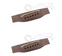 Giwnhvx 2X Acoustic Guitar Piezo Bridge Pickup with the Graininess of An Electric Guitar for Acoustic Guitar Instrument