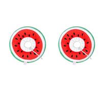 Giwnhvx 2X Adjustable Cat Cone Collar Soft, Cute Cats Recovery Collar, Cats Cones After Surgery for Kittens Watermelon Small