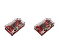 Giwnhvx 2X ATX 24Pin Power Breakout Board with ADJ Adjustable Voltage Knob and Acrylic Shell Kit Voltage Regulator