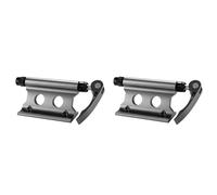 Giwnhvx 2X Bicycle Bike Front Fork Quick Release Retaining Clip Dismountable Attaching Clamp Portable Cycling Part Dark Titanium