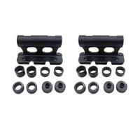 Giwnhvx 2X Bike Fork Mount Quick Release Thru Axle Carrier Front Fork Block Car Roof Rack Support Bicycle Stand Holder Parts