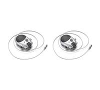 Giwnhvx 2X Bike Lock Combination Lock Luggage Locks Bicycle Lock Cable Lock Locks for Luggage 30 Inch Wire Rope,Silver